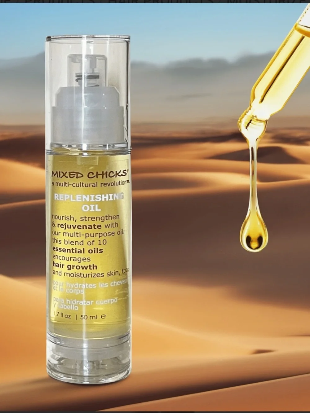 💎 Mixed Chicks Replenishing Oil 1.7oz New